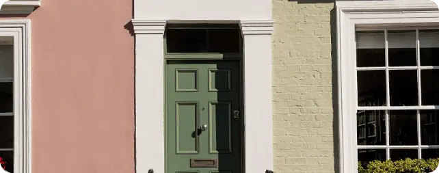 wall painting close-up